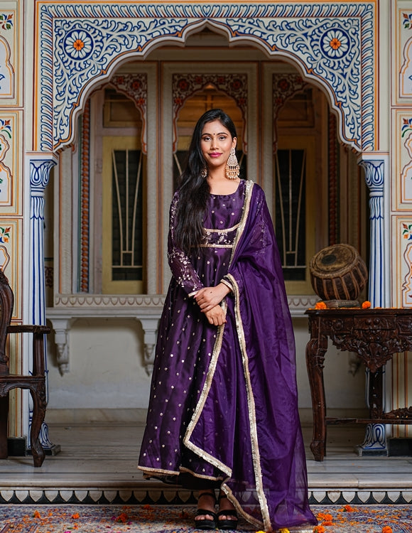 Regal Radiance Anarkali Set