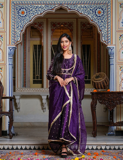 Regal Radiance Anarkali Set