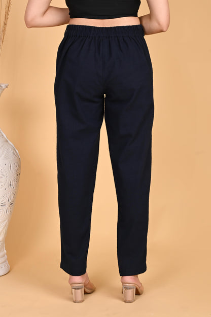 NAVI BLUE COTTON PANTS