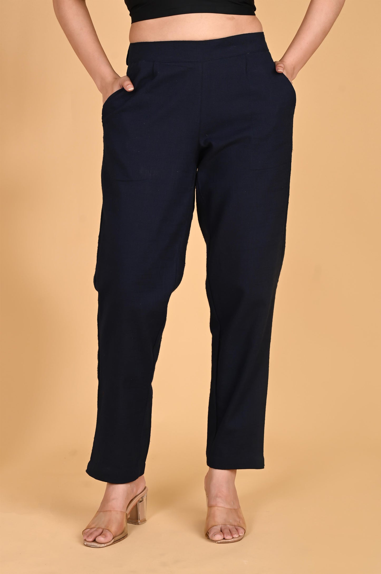 NAVI BLUE COTTON PANTS