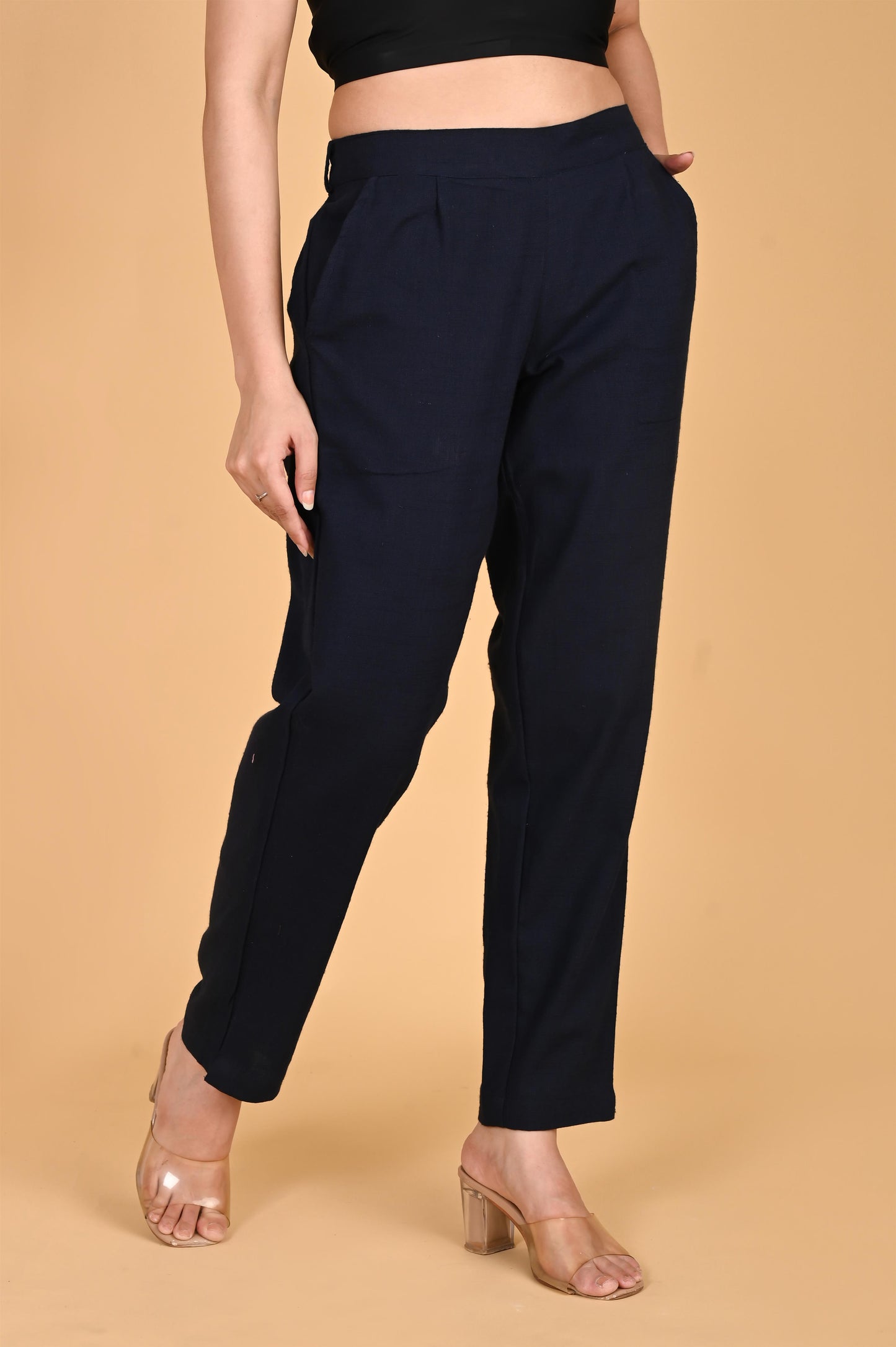 NAVI BLUE COTTON PANTS