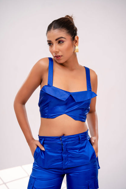 Blue Hues Co-ord Set Solid