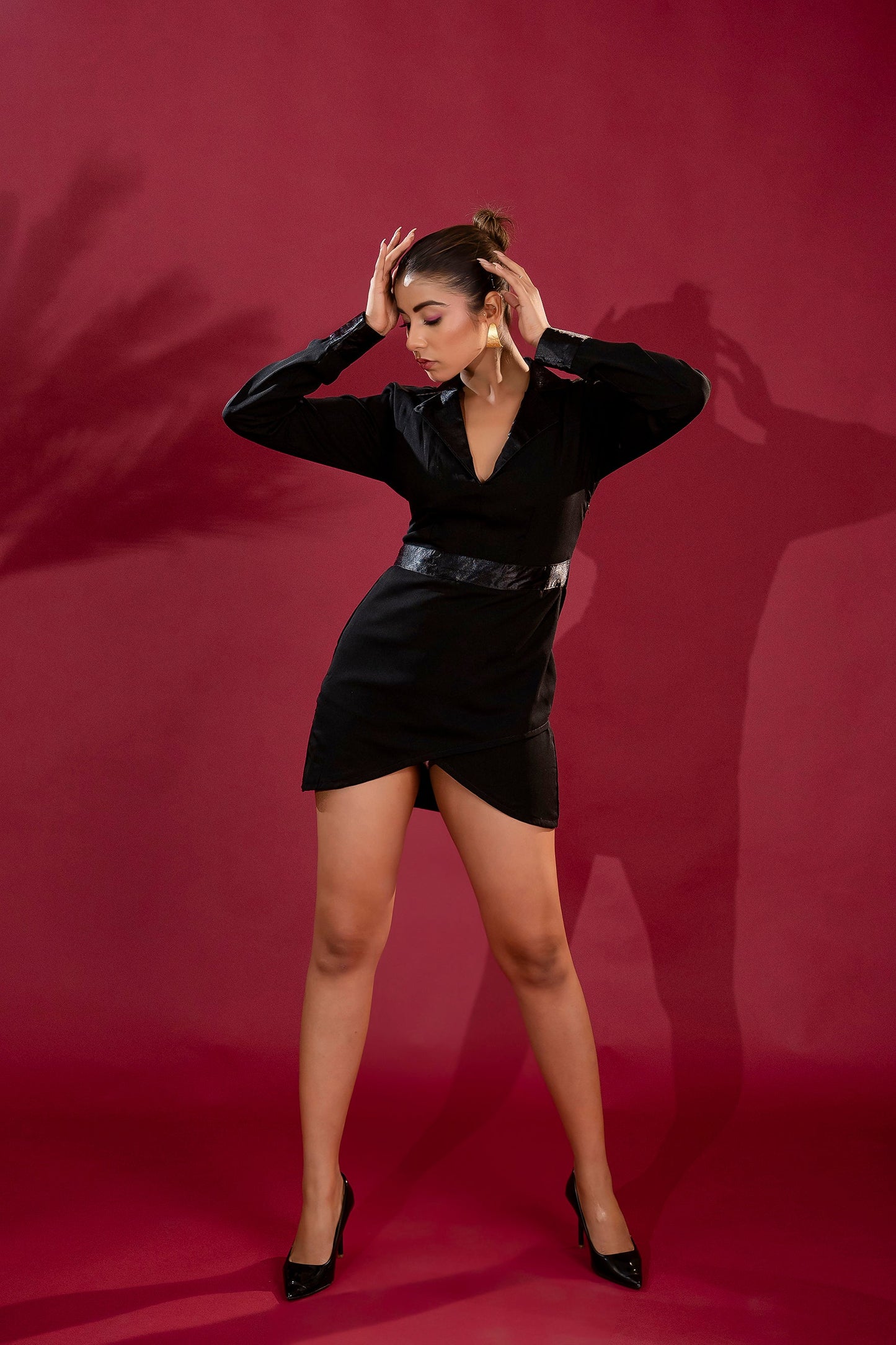 Black Bossy Dress Solid